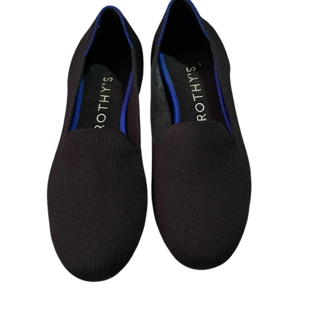 Rothy's Women's Black and‎ Blue Flats